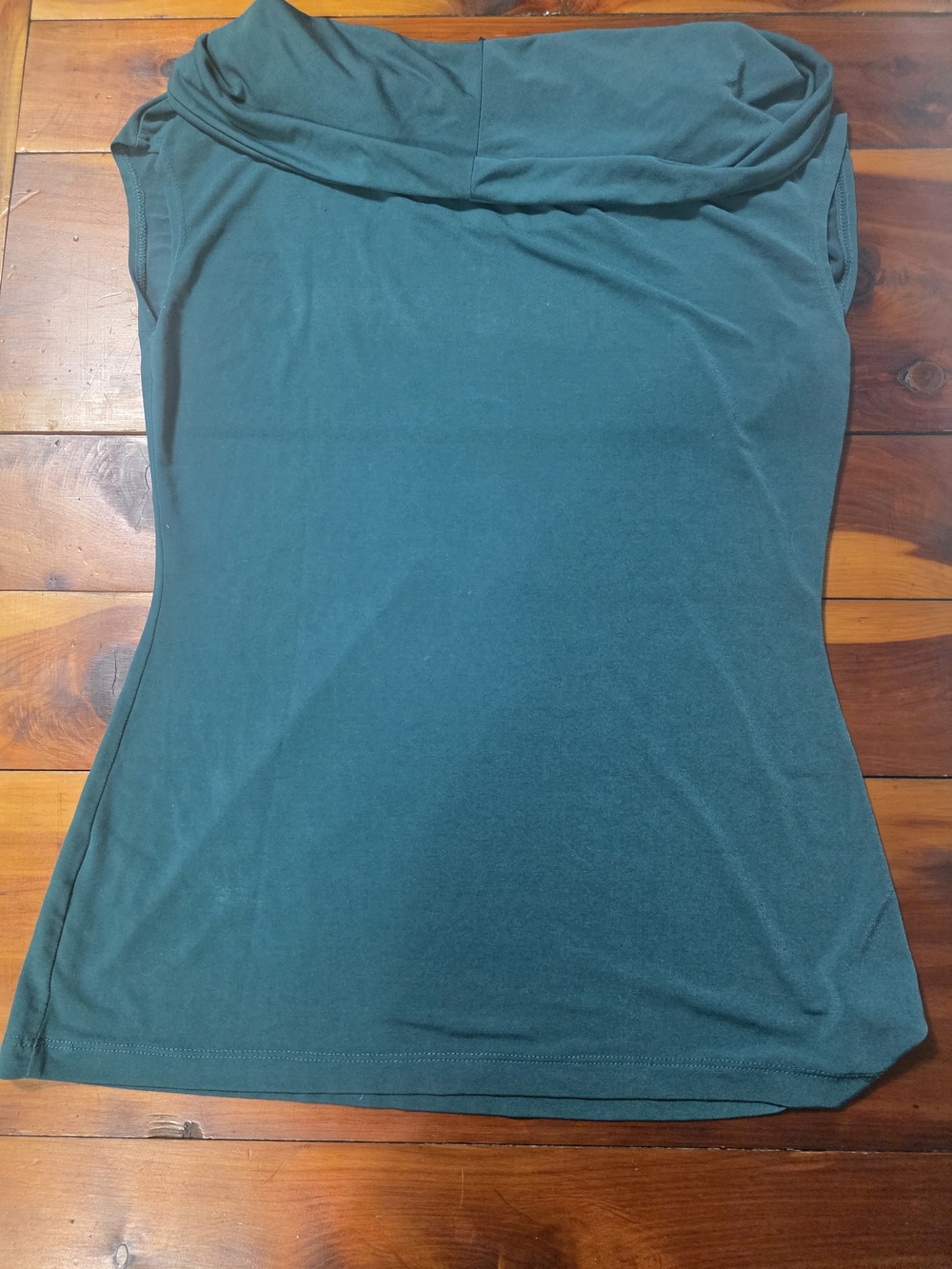 Women’s Banana Republic Teal Cowl Neck Sleeveless Top Size XS